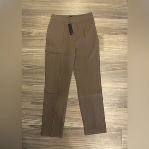 Lulu’s, Size S, brown pleated trouser pants, NWT.